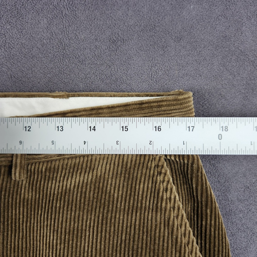 Vintage Polo Ralph‎ Lauren Corduroy Pants Mens 34x34 Brown Straight Leg Cotton - Picture 6 of 10